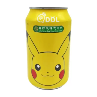Qdol Pokémon Lime Pikachu Eau Pétillante Saveur Lime