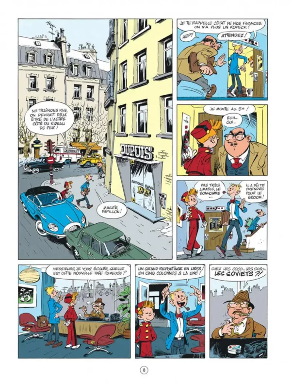 Spirou chez les Soviets 1-7 Spirou chez les Soviets