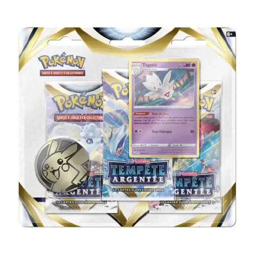 Tripack Pokemon EB12 Tempete Argentee Tripack Pokémon EB12 Tempête Argentée
