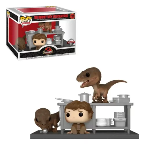 Pop - JURASSIC PARK - Tim & Velociraptors Movie Moment (1199) Special Edition