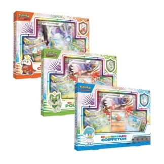 Coffret Pokémon Collection Paldea Poussacha, Chochodile ou Coiffeton