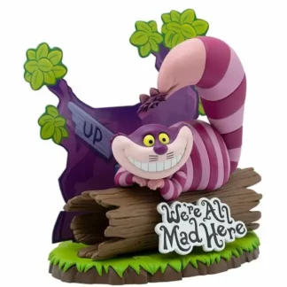 Figurine Disney Cheshire Cat Were All Mad Here d'Alice au Pays des Merveilles