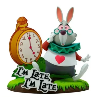 Figurine Disney Lapin Blanc I'm Late d'Alice au Pays des Merveilles