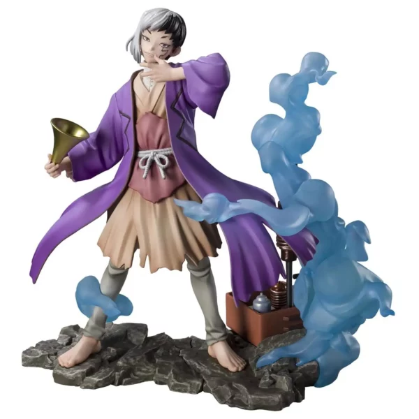 Figurine Manga Dr. Stone, Figuarts Zero de Gen Asagiri, mesure 18cm