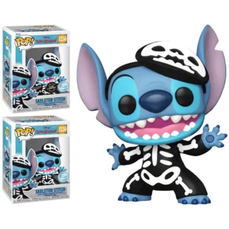 Funko Pop Chase Disney Stitch Skeleton Glow in the Dark numéro 1234