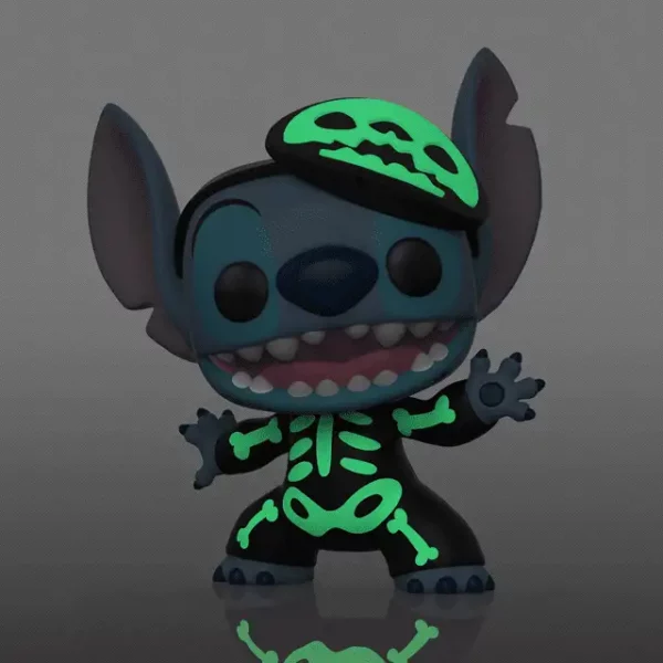 Funko Pop Chase Disney Stitch Skeleton GITD 1234 1-2 Pop - DISNEY - Skeleton Stitch (1234)