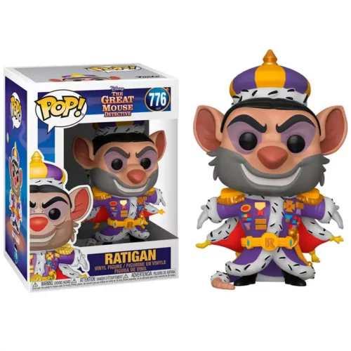 Funko Pop Disney Basile Detective Prive Ratigan 776 1-1 Figurine Funko Pop Disney Basile Détective Privé Ratigan numéro 776