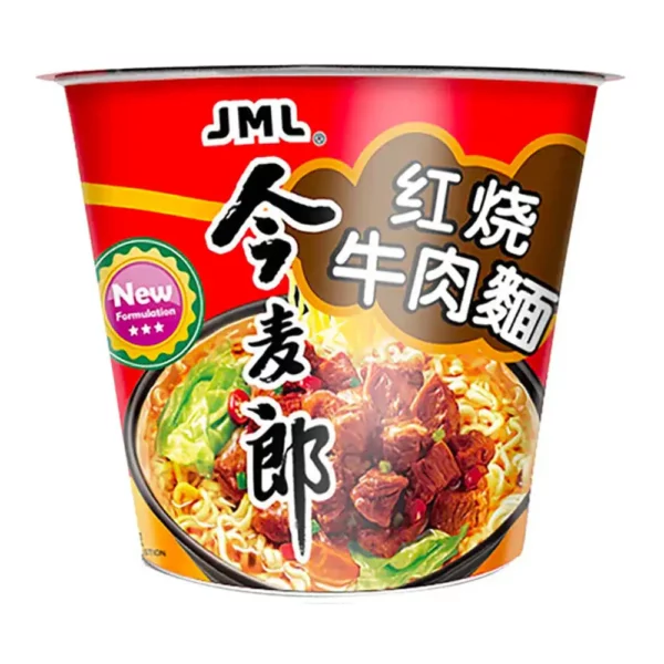 JML Big Bowl Noodle Stew Beef Nouilles Bœuf 104 Grammes
