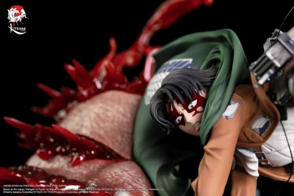 Kitsune Attack on Titan Livai Vs Titan Bestial 600 exemplaires 1-18 Livai Vs Titan Bestial