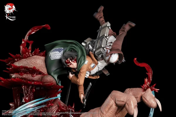 Kitsune Attack on Titan Livai Vs Titan Bestial 600 exemplaires 1-5 Livai Vs Titan Bestial