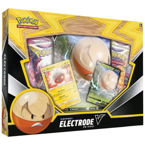 coffret pokémon électrode de hisui-v avec carte promo