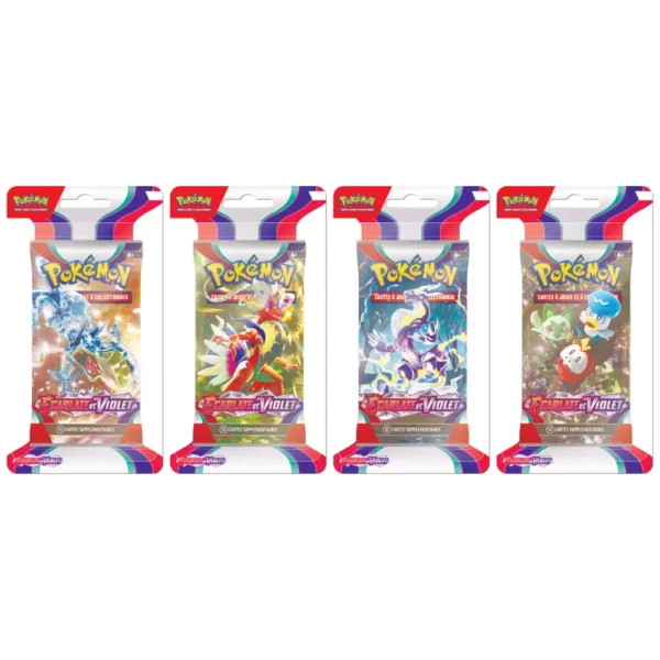 Booster Blister Pokemon EV01 Ecarlate et Violet Visuels Booster Blister Pokémon EV01 Ecarlate et Violet - image 5