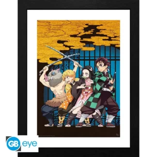 Cadre Demon Slayer 30 x 40 cm Key Art
