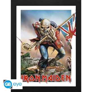 Cadre Iron Maiden Soldat Eddie 30 x 40 cm