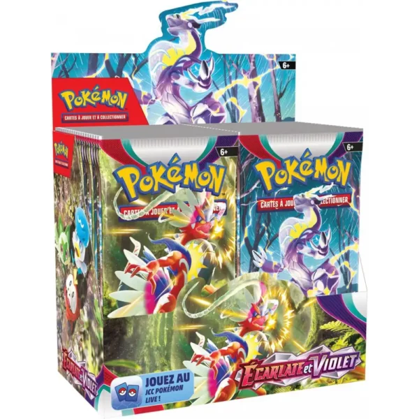 Display Pokemon EV01 Ecarlate et Violet Display Pokémon EV01 Ecarlate et Violet