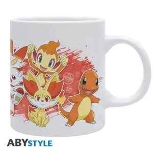 Mug Pokémon Starters Feu Blanc 320 ml