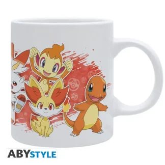 Mug Pokémon Starters Feu Blanc 320 ml