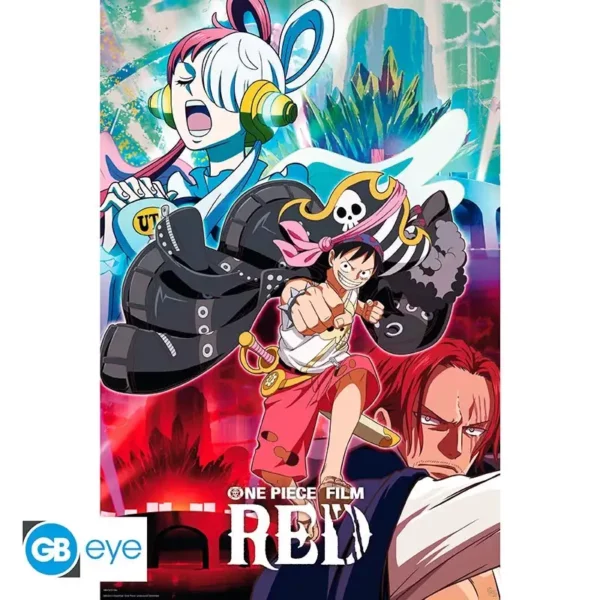 Poster One Piece Red Affiche Film 91.5x61 Poster One Piece Red Affiche du Film 91,5 x 61 cm