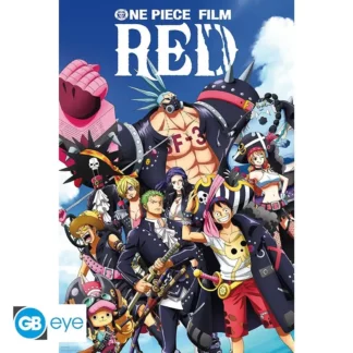 Poster One Piece Film Red Equipage au Complet 91,5 x 61 cm