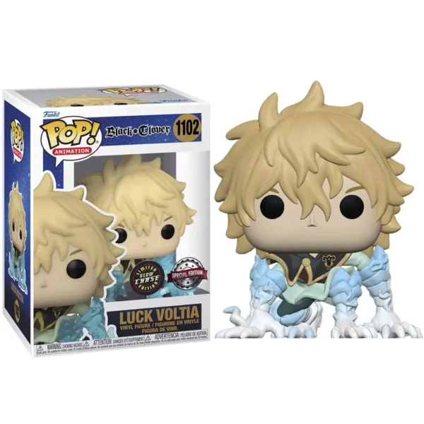 Funko Pop Black Clover Chase Luck Voltia GITD 1102 1-1 Funko Pop Black Clover Chase Luck Voltia GITD 1102