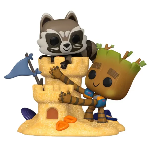 Pop - MARVEL GUARDIANS OF THE GALAXY - Rocket & Groot Beach Moment (1089) Special Edition