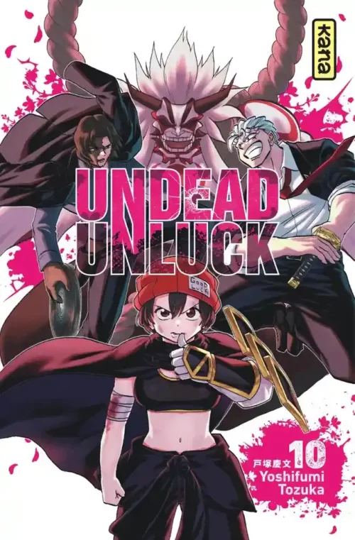 Undead Unluck tome 10 1-1. Couverture du manga Undead Unluck tome 10