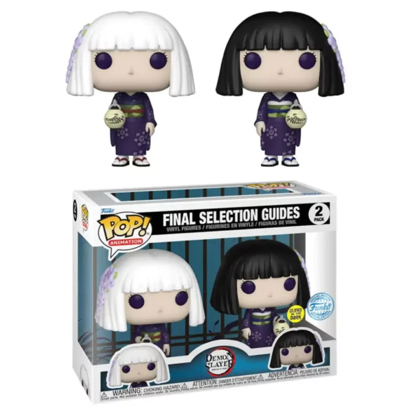 Funko Pop Demon Slayer Final Selection Guides Kanata et Kiriya Special Edition Pack de 2 GITD 1-1 Funko Pop Demon Slayer Final Selection Guides Kanata et Kiriya Special Edition Pack de 2 GITD