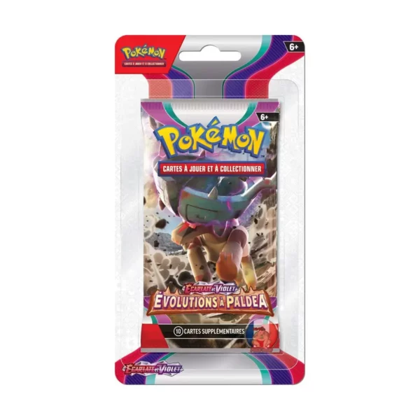 Booster Blister Pokémon EV02 Ecarlate et Violet Evolutions à Paldea