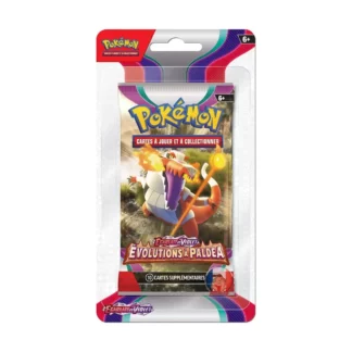 Booster Pokémon Blister Ecarlate et Violet Evolutions à Paldea EV02 Flamigator