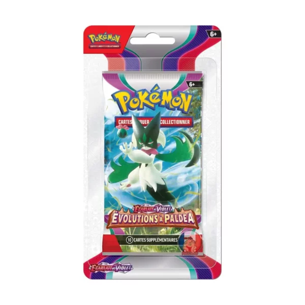 Booster Blister Pokémon EV02 Ecarlate et Violet Evolutions à Paldea