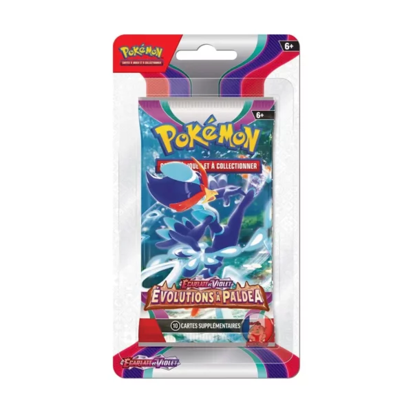 Booster Blister Pokémon EV02 Ecarlate et Violet Evolutions à Paldea