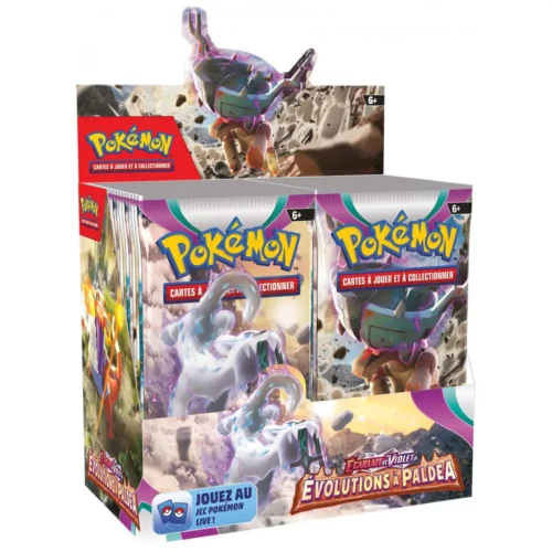 Display Pokemon EV02 Evolutions Paldea 36 Boosters Francais Display Pokémon EV02 Ecarlate et Violet Evolutions à Paldea 36 Boosters