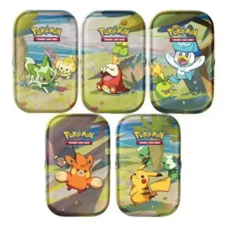 Mini Tin Box Pokémon Amis de Paldea 5 Modeles