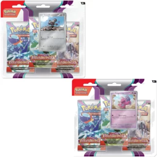 Tripack Pokémon Ecarlate Violet Evolutions à Paldea EV02 Vrombi où Forgerette