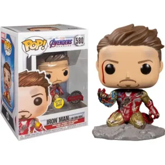 Funko Pop Avengers Endgame I Am Iron Man numéro 580 GITD Special Edition