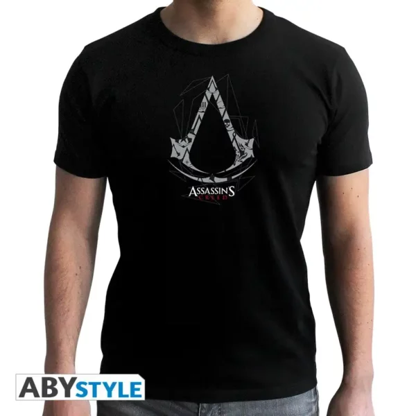 Tshirt Assassins Creed Noir Crest T-shirt Assassin's Creed - Crest