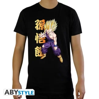 T-shirt Dragon Ball Z Gohan Noir New Fit