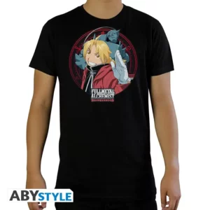 T-Shirt Fullmetal Alchemist Ed et Al, les Frères Elric