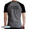 Tshirt Game of Thrones Stark Premium Dos Winter is Coming T-Shirt Game of Thrones - Stark Premium