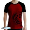 Tshirt Game of Thrones Targaryen Premium T-Shirt Game of Thrones Targaryen Premium, Fire and Blood, coloris rouge et noir