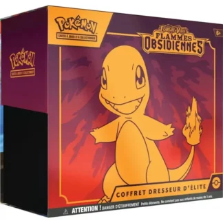 ETB Coffret Pokémon Dresseur d'Elite EV03 Flammes Obsidiennes