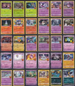 Collection complete Pokemon Halloween Trick or Trade Pokemon 30 cartes