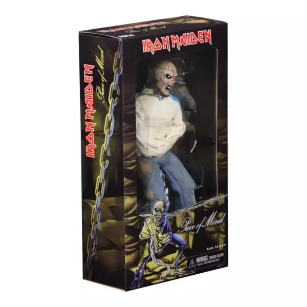 Figurine Iron Maiden Eddie Piece of Mind rétro habillée 20 cm NECA