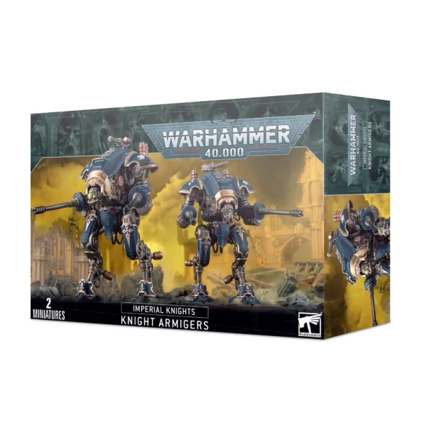 coffret-warhammer-40k-imperial-knights-knight-armigers-2-figurines-miniatures Imperial Knights : Knight Armigers