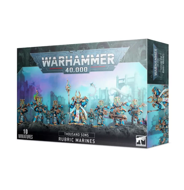 coffret-warhammer-40k-thousand-sons-rubric-marines-10-figurines-miniatures Thousand Sons : Rubric Marines