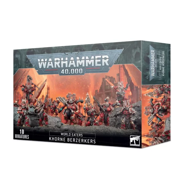 coffret-warhammer-40k-world-eaters-khorne-berserkers-10-figurines-miniatures WORLD EATERS: KHORNE BERSERKERS