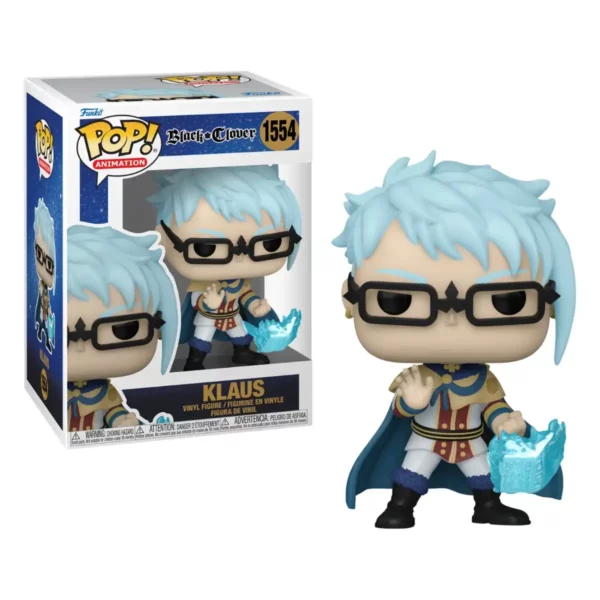 Funko Pop Black Clover Klaus Lunettes 1554 Pop - BLACK CLOVER - Klaus Lunettes (1554)