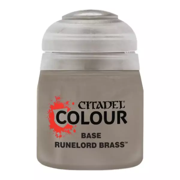 Peinture Citadel Base Runelord Brass 12 ml Peinture Citadel Base Runelord Brass 12 ml