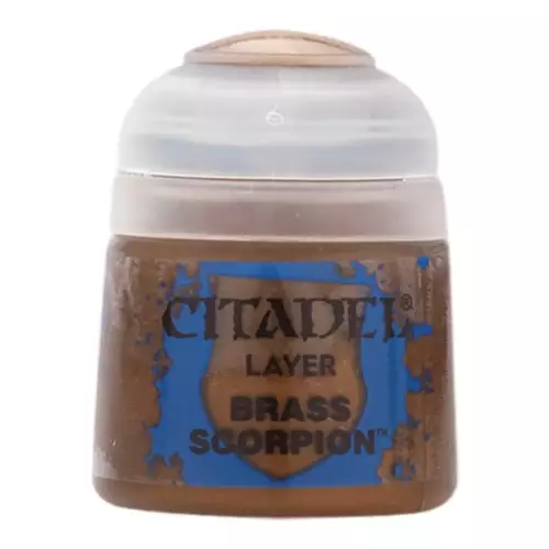 Peinture Citadel Layer Brass Scorpion 12 ml Peinture Citadel Layer Brass Scorpion 12 ml