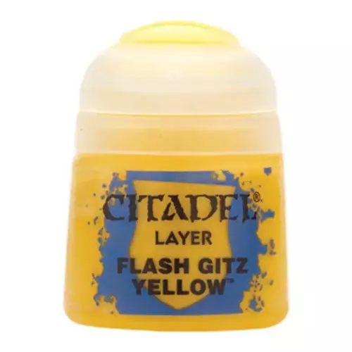 Peinture Citadel Layer Flash Gitz Yellow 12 ml Peinture Citadel Layer Flash Gitz Yellow 12 ml
